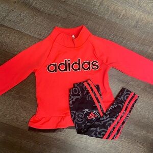 Adidas Kids Set - coral and Black